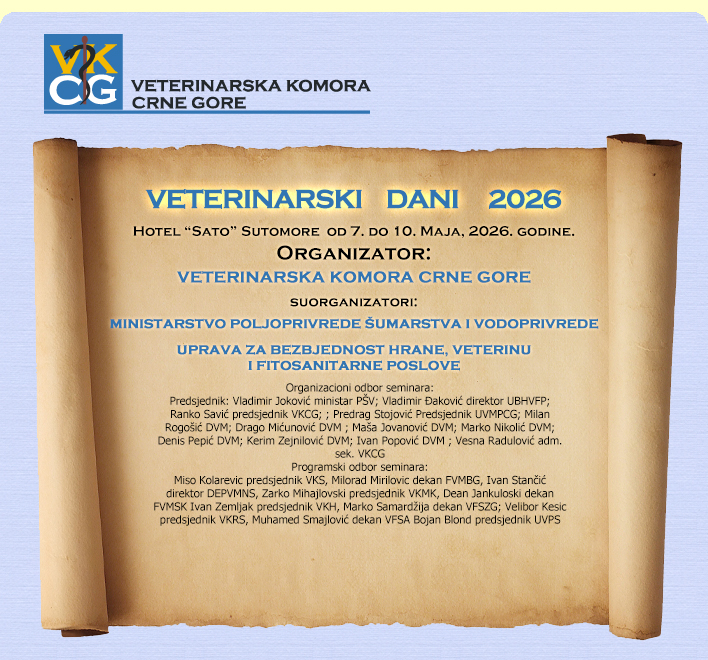 Veterinarski Dani 2026 - program